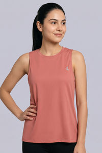 Zelocity Quick Dry Contour Tank Top - Rose Dawn — thumbnail 2